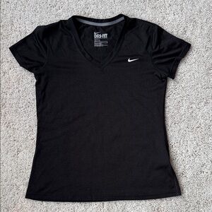 Nike Women's Black V-Neck Tee